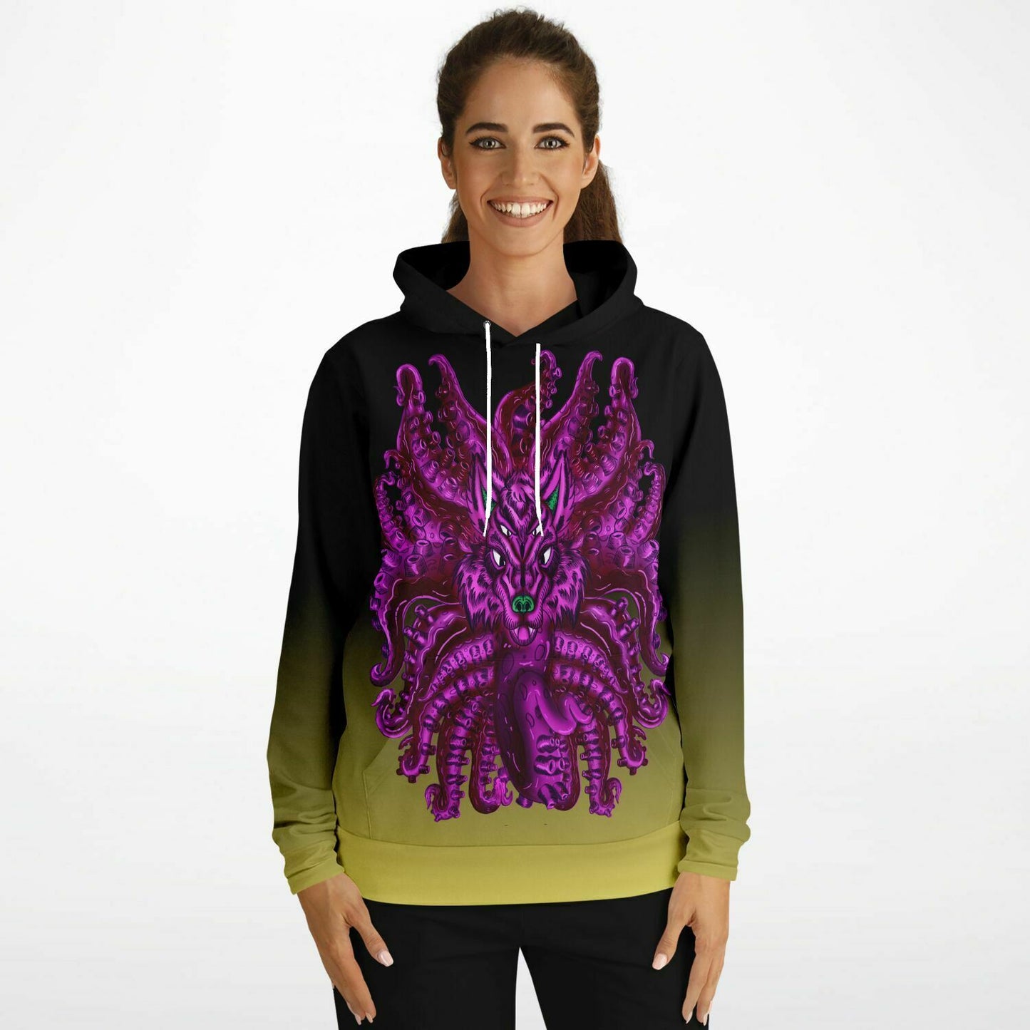 Purple Wolf Tulu Athletic Hoodie