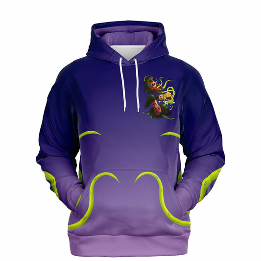Pumpkin Gremvine Velvet Purple Athletic Hoodie