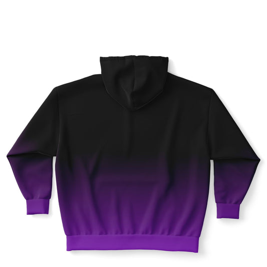 Deep Purple Wolf Tulu Athletic Plus-size Hoodie
