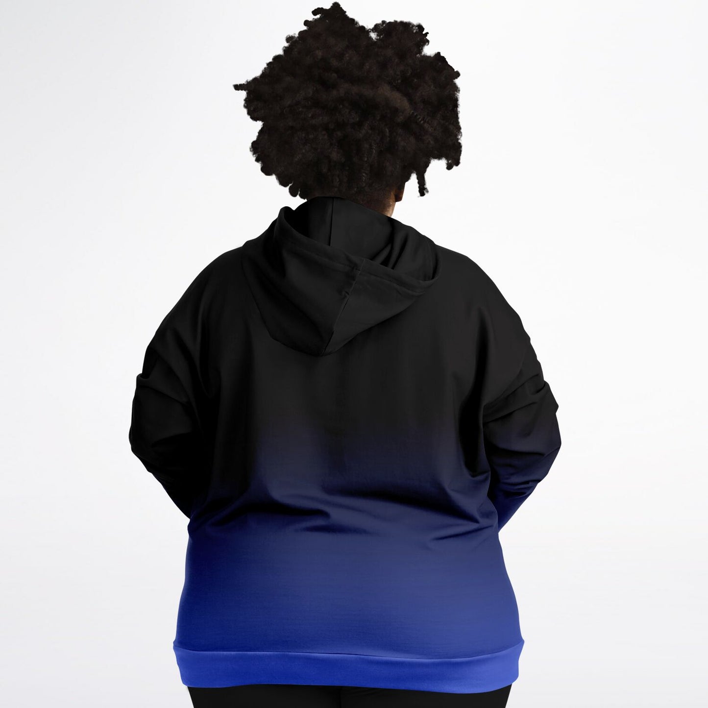 Deep Blue Wolf Tulu Athletic Plus-size Hoodie