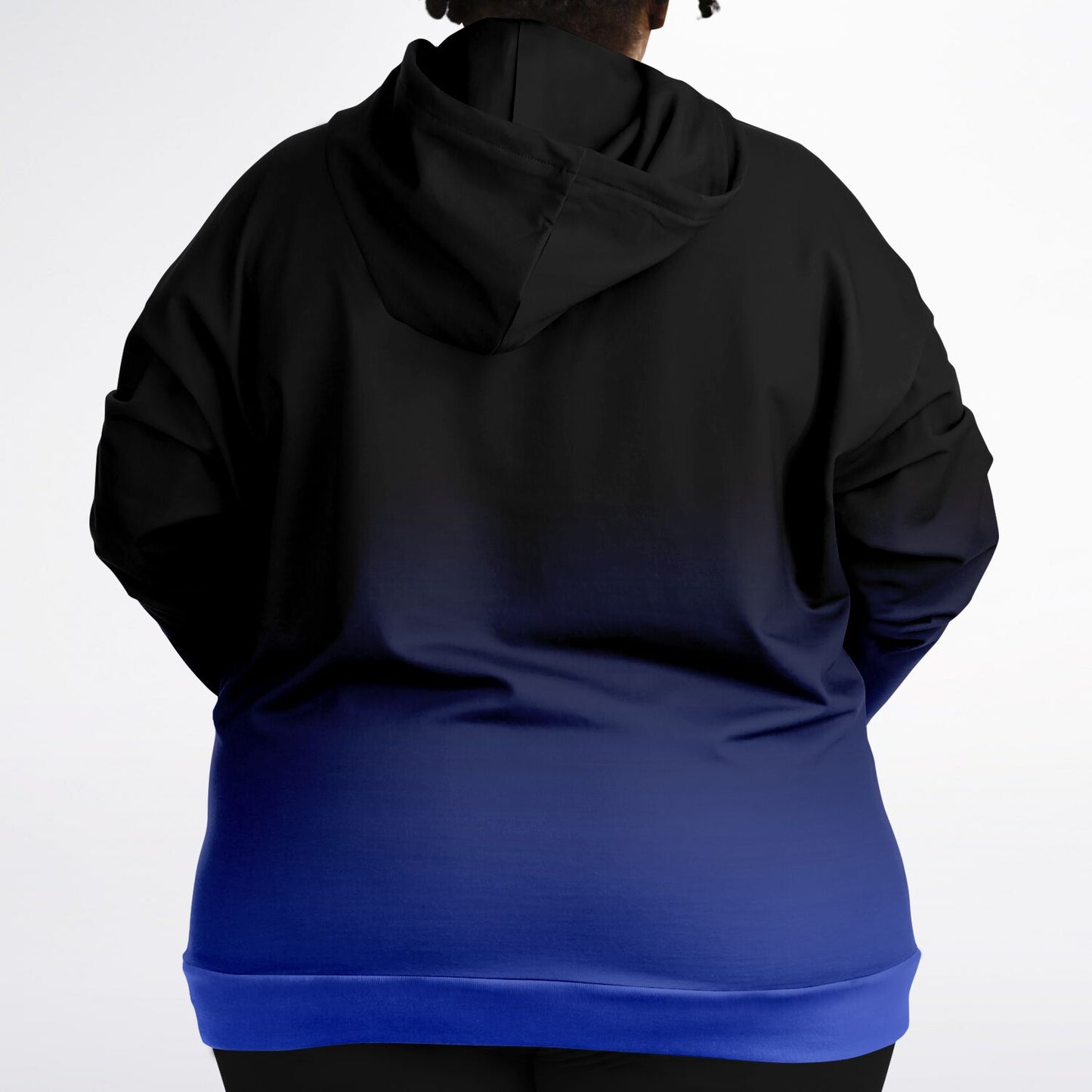 Deep Blue Wolf Tulu Athletic Plus-size Hoodie