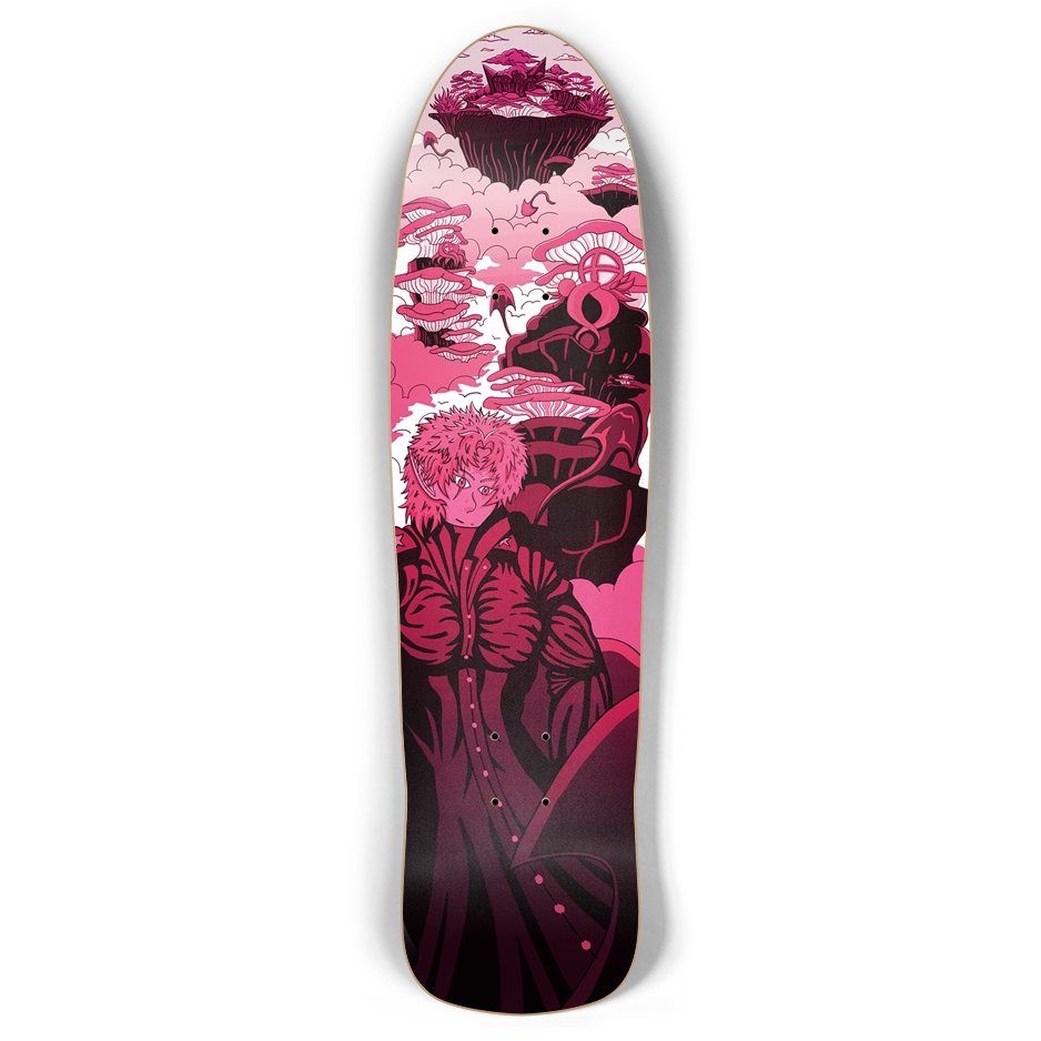 Sky Ray Commander Rose Retro Rocket Skateboard