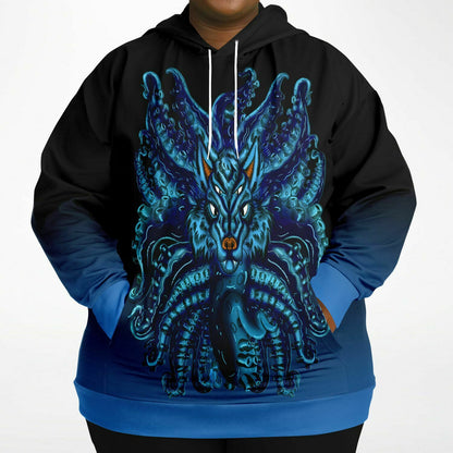 Blue Wolf Tulu Athletic Plus-size Hoodie