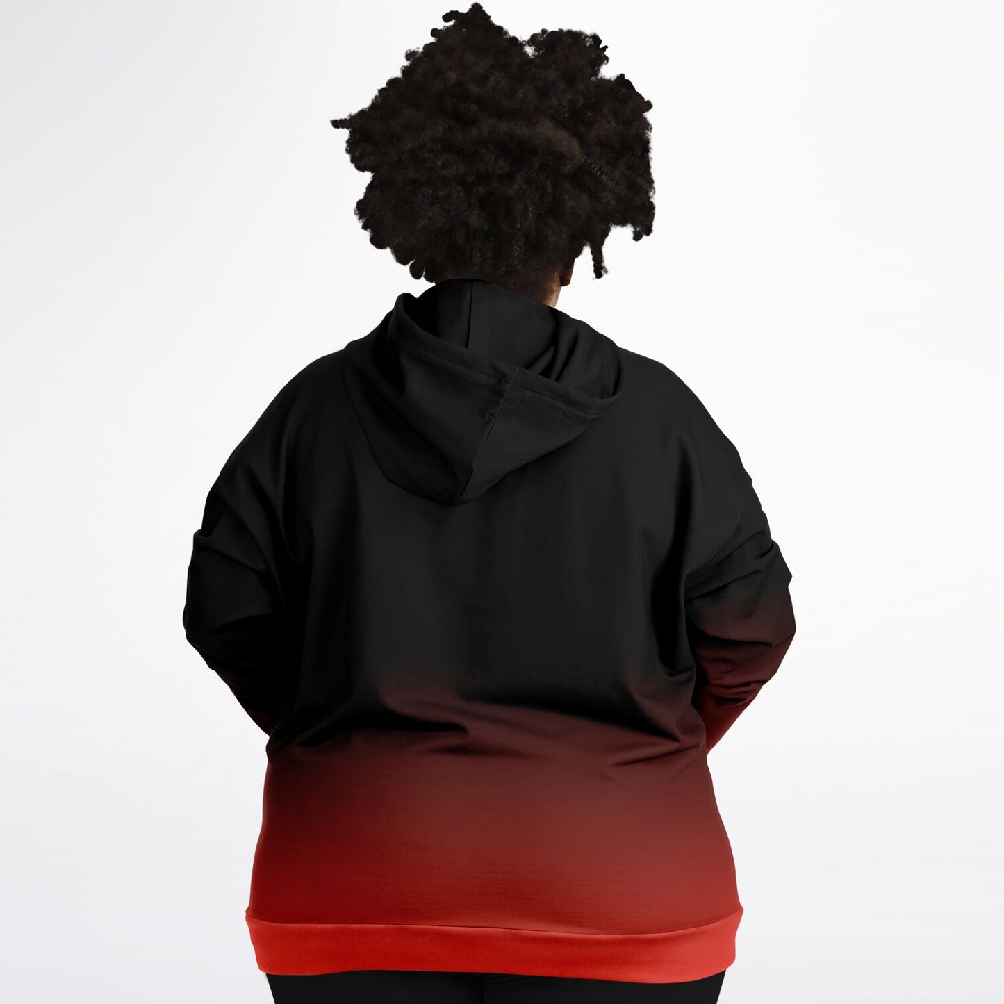 Turquoise Wolf Tulu Athletic Plus-size Hoodie
