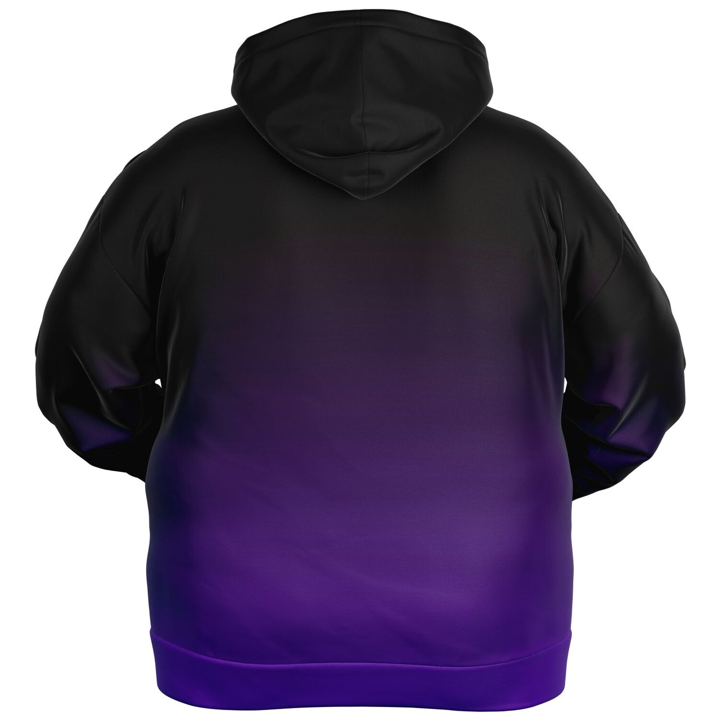 Deep Velvet Blue-Yellow Wolf Tulu Athletic Plus-size Hoodie