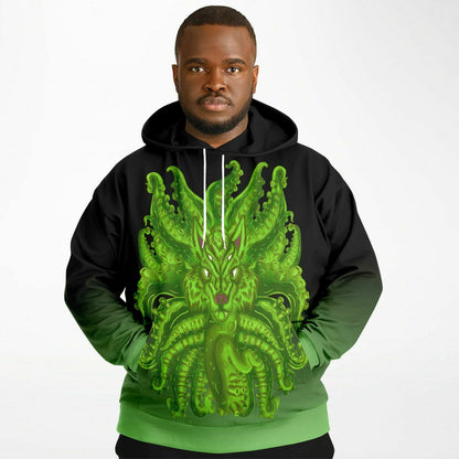 Radioactive Wolf Tulu Athletic Plus-size Hoodie