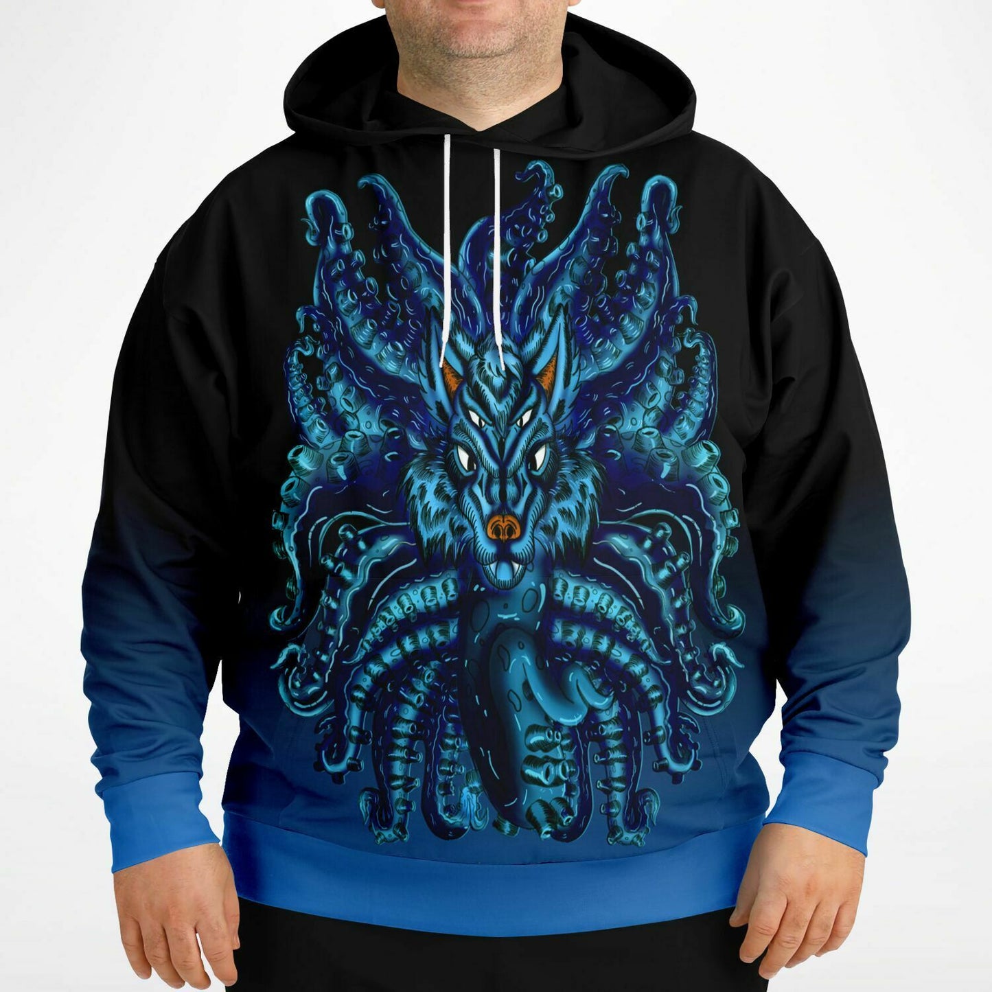 Blue Wolf Tulu Athletic Plus-size Hoodie