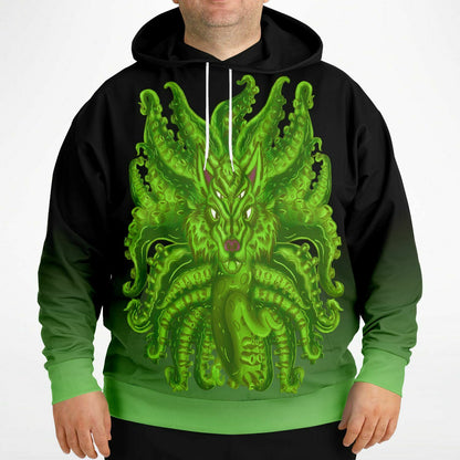 Radioactive Wolf Tulu Athletic Plus-size Hoodie