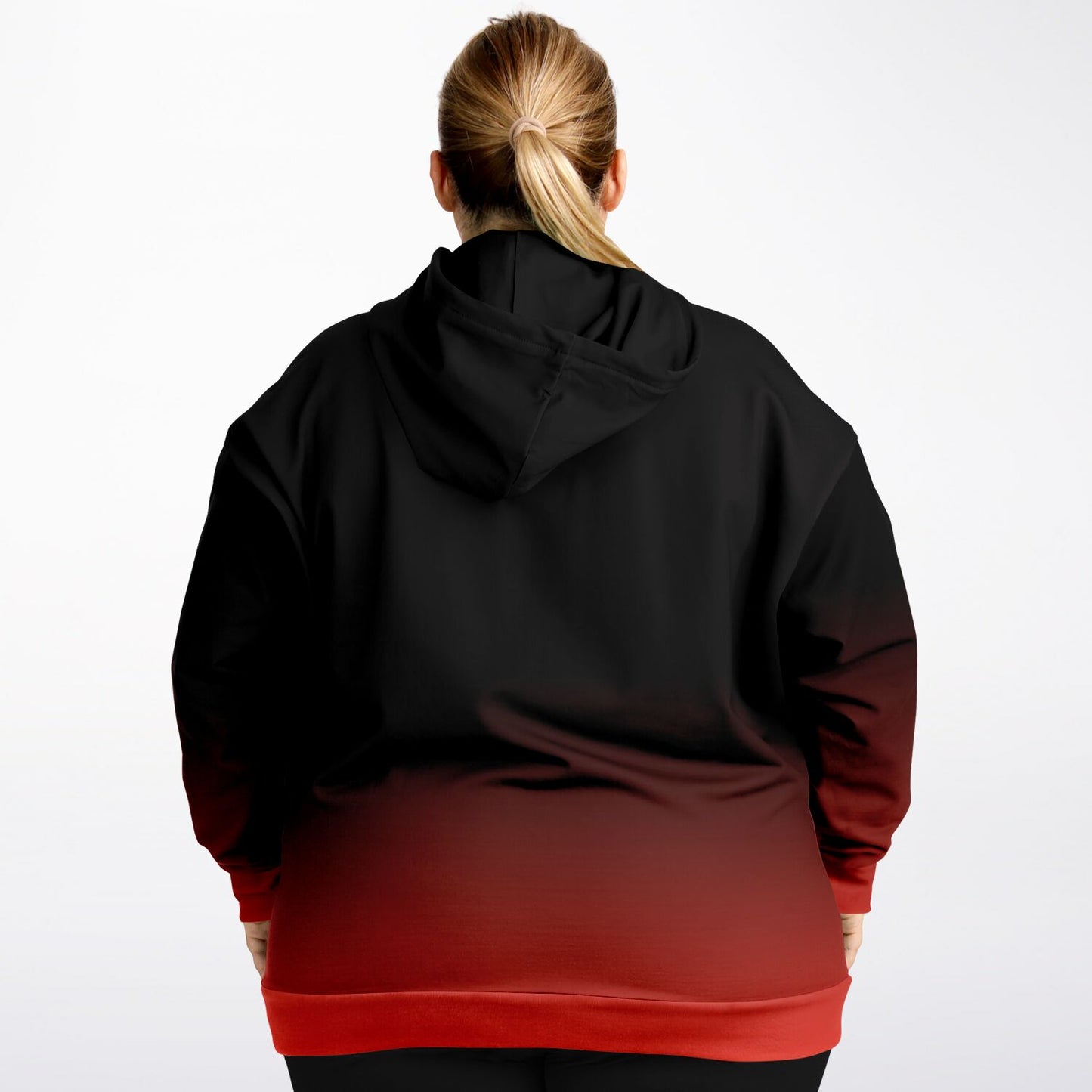 Turquoise Wolf Tulu Athletic Plus-size Hoodie