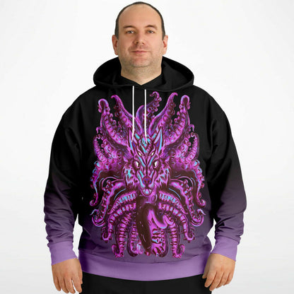 Cotton Candy Wolf Tulu Athletic Plus-size Hoodie