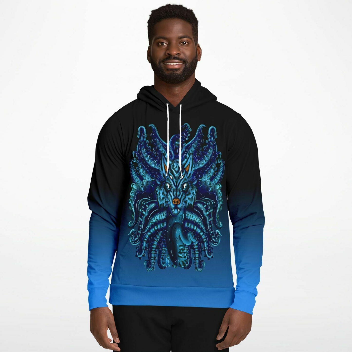 Blue Wolf Tulu Athletic Hoodie