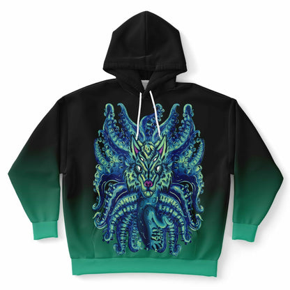 Deep Blue Sea Wolf Tulu Athletic Plus-size Hoodie