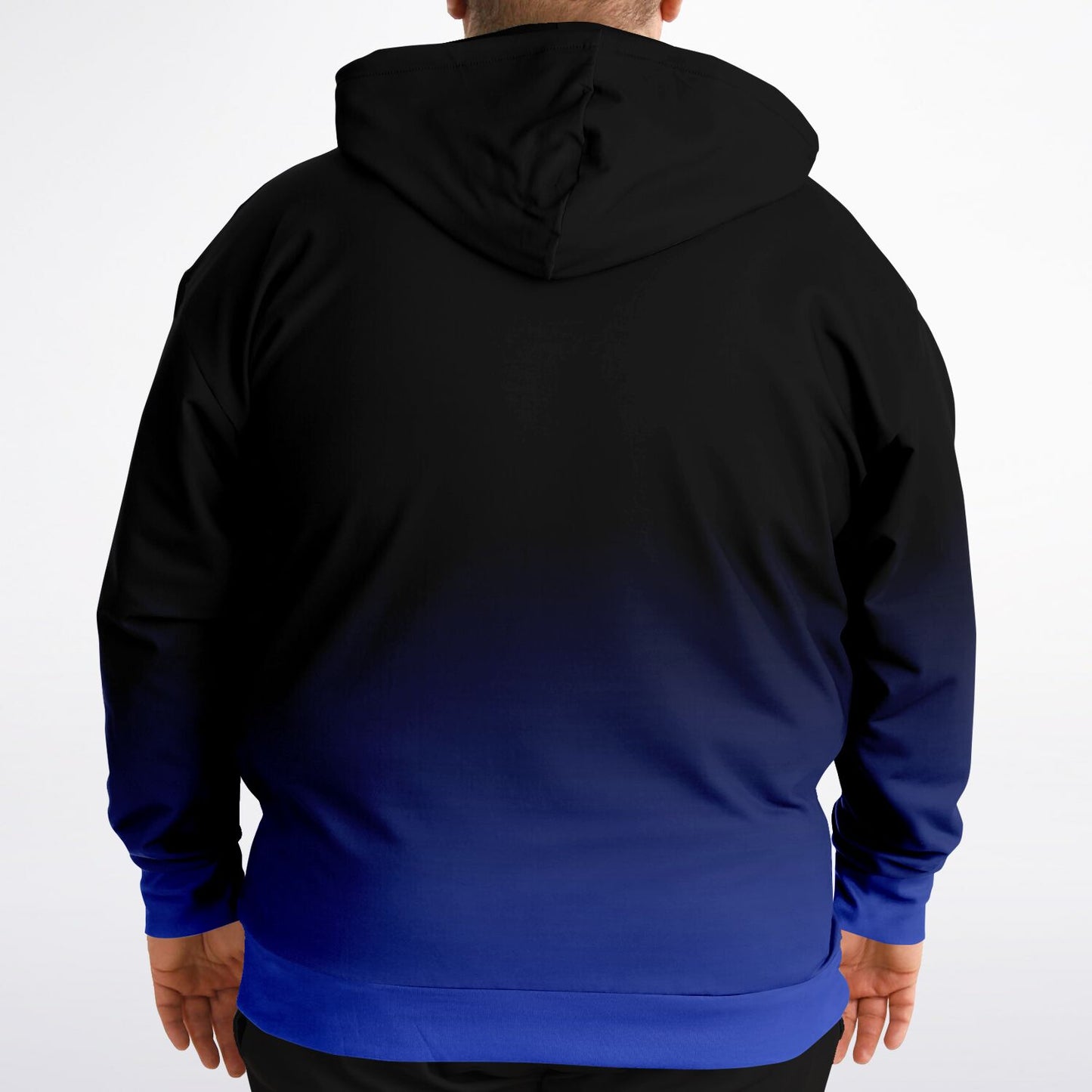 Deep Blue Wolf Tulu Athletic Plus-size Hoodie