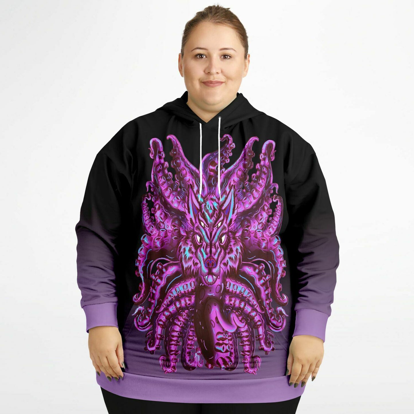 Cotton Candy Wolf Tulu Athletic Plus-size Hoodie