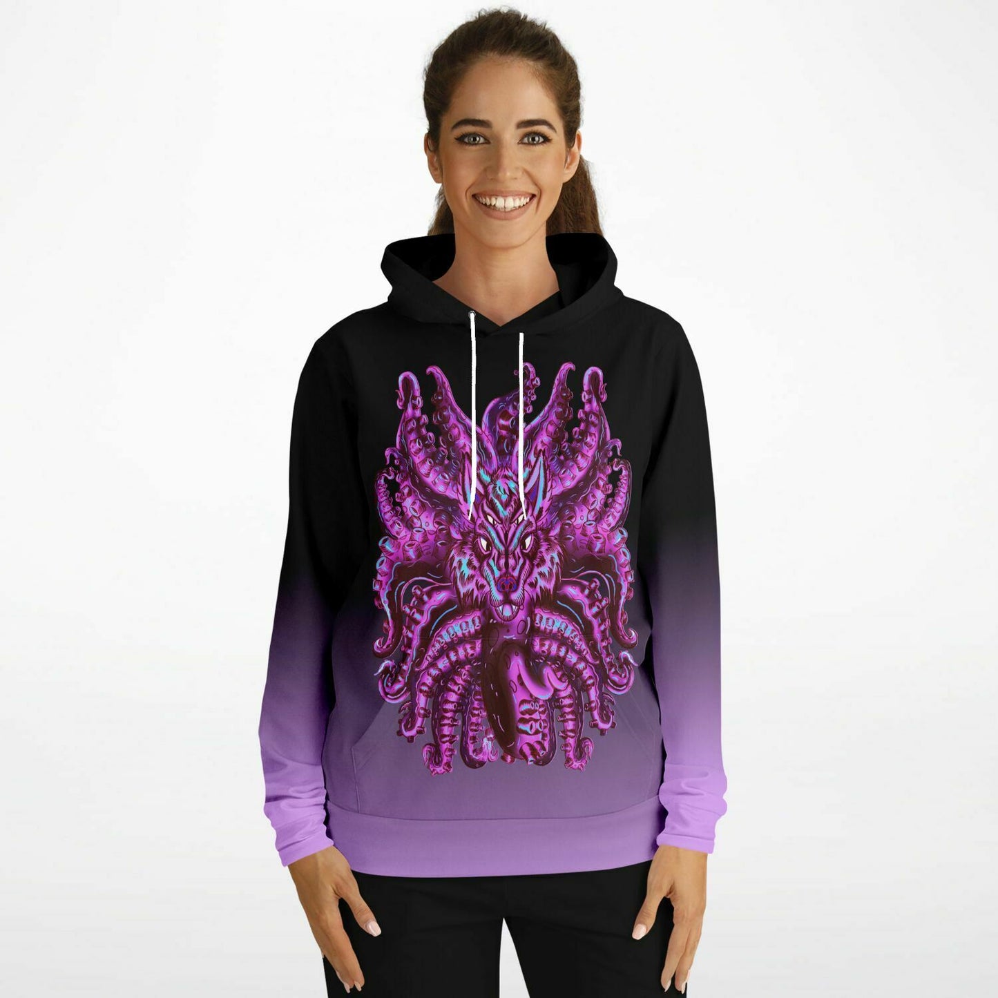Cotton Candy Wolf Tulu Athletic Hoodie