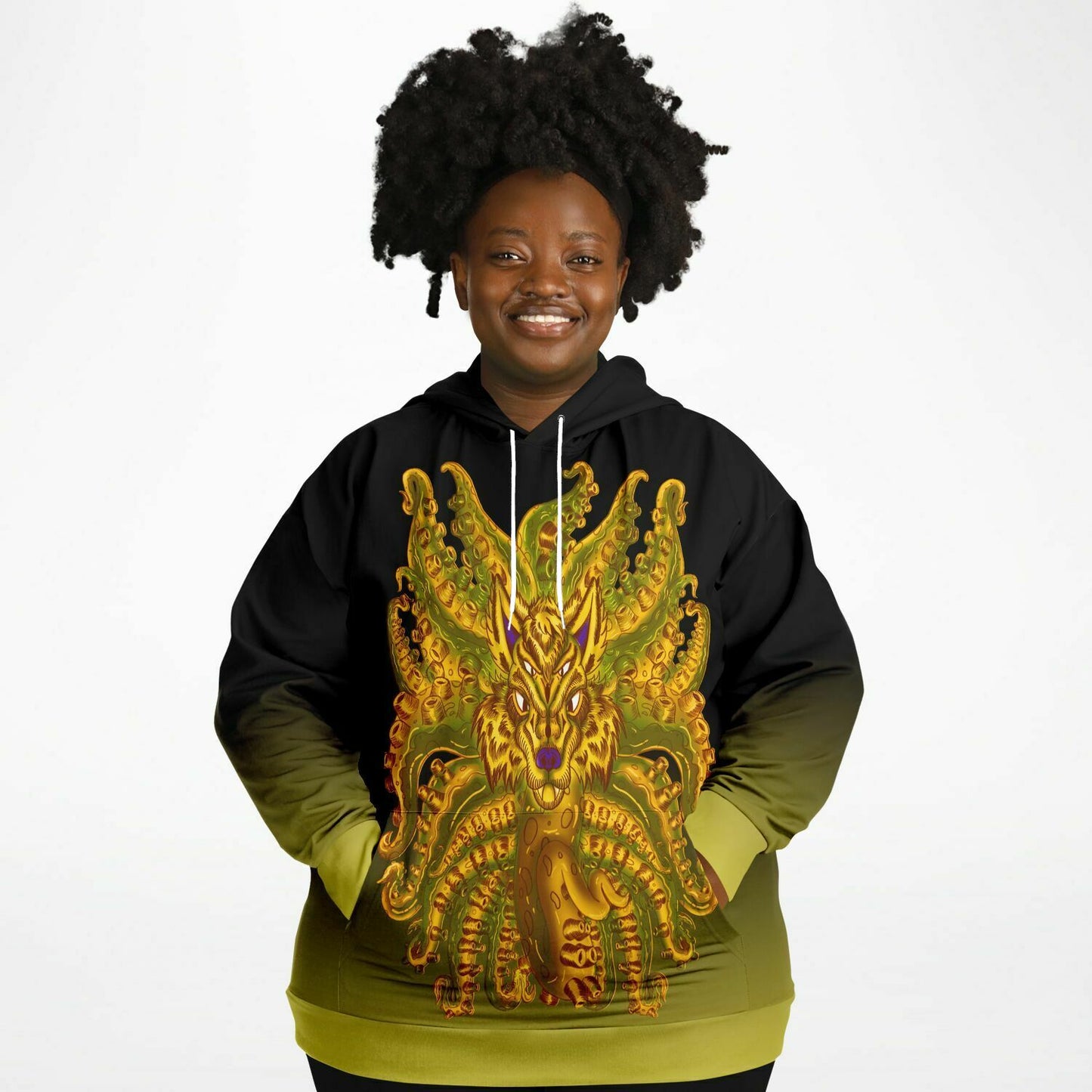 Golden Wolf Tulu Athletic Plus-size Hoodie