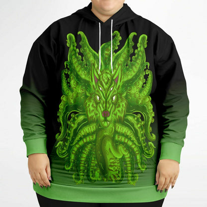 Radioactive Wolf Tulu Athletic Plus-size Hoodie