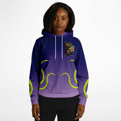 Pumpkin Gremvine Velvet Purple Athletic Hoodie