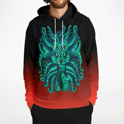Turquoise Wolf Tulu Athletic Hoodie