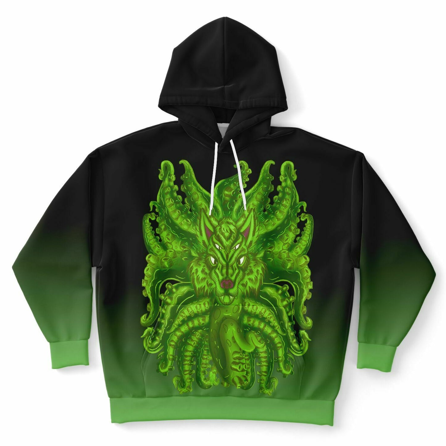 Radioactive Wolf Tulu Athletic Plus-size Hoodie