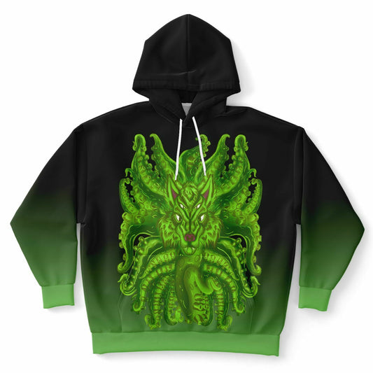 Radioactive Wolf Tulu Athletic Plus-size Hoodie