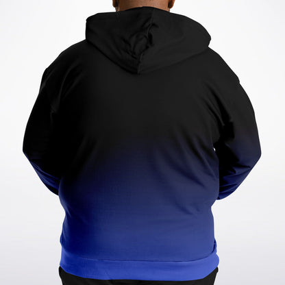 Deep Blue Wolf Tulu Athletic Plus-size Hoodie
