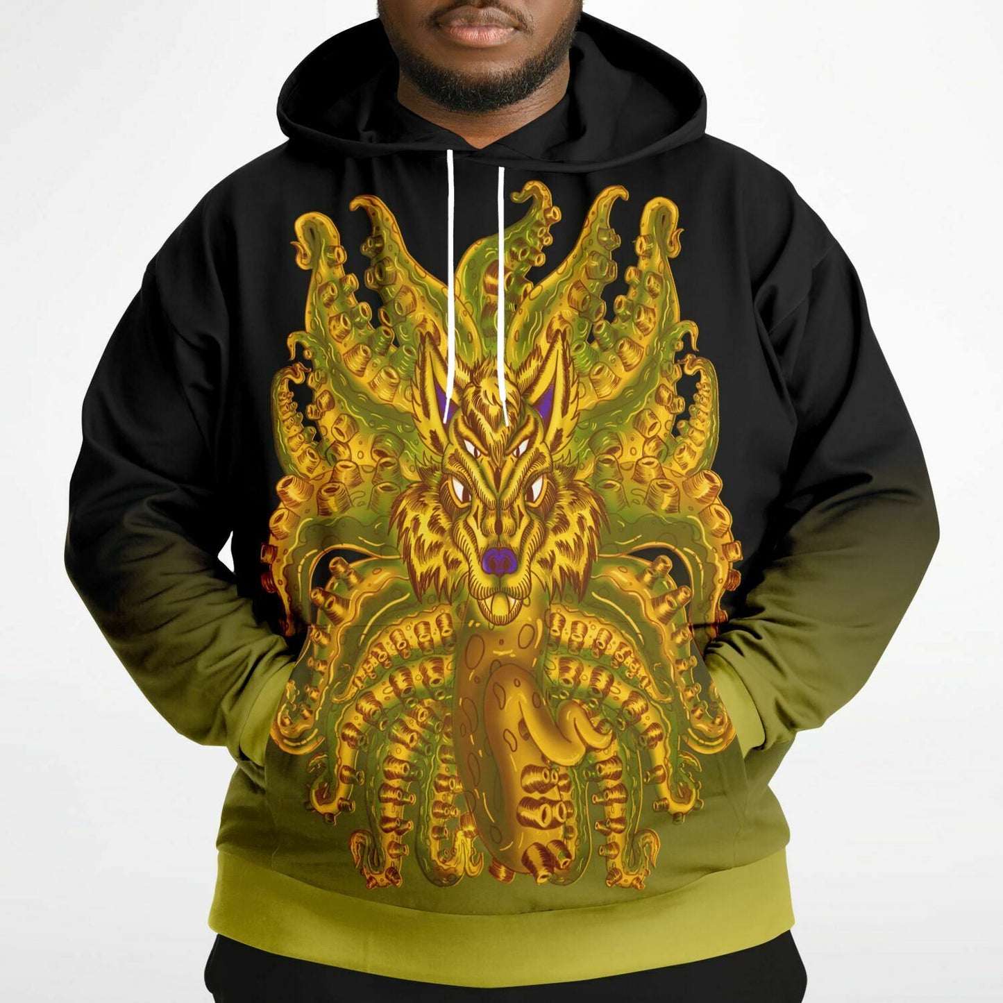 Golden Wolf Tulu Athletic Plus-size Hoodie