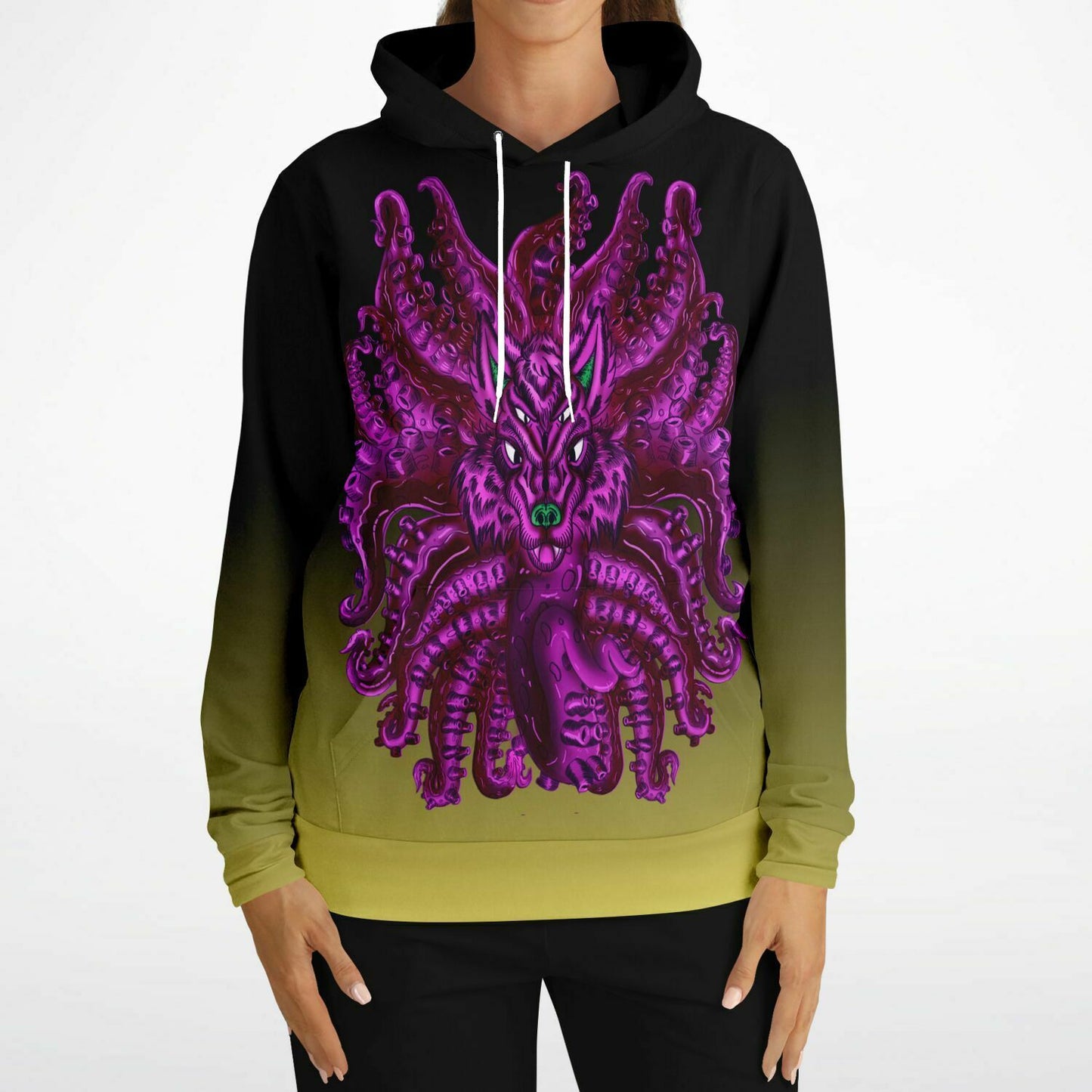 Purple Wolf Tulu Athletic Hoodie