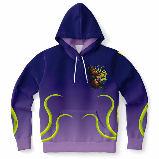 Pumpkin Gremvine Velvet Purple Athletic Hoodie