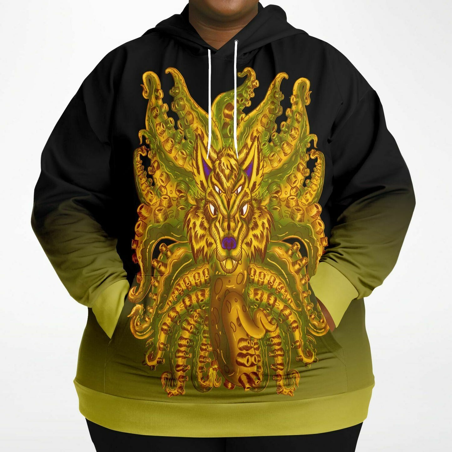 Golden Wolf Tulu Athletic Plus-size Hoodie