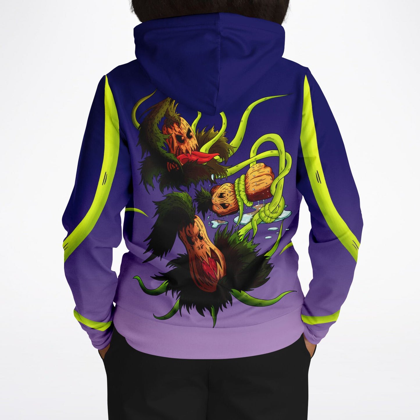 Pumpkin Gremvine Velvet Purple Athletic Hoodie