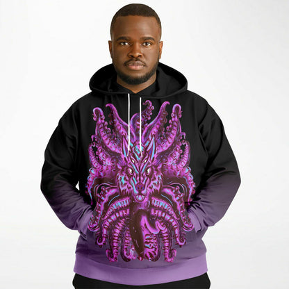 Cotton Candy Wolf Tulu Athletic Plus-size Hoodie