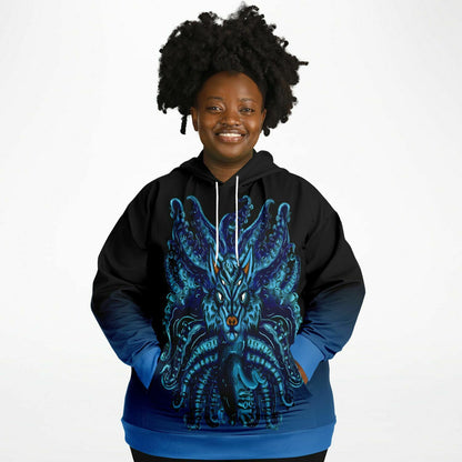 Blue Wolf Tulu Athletic Plus-size Hoodie