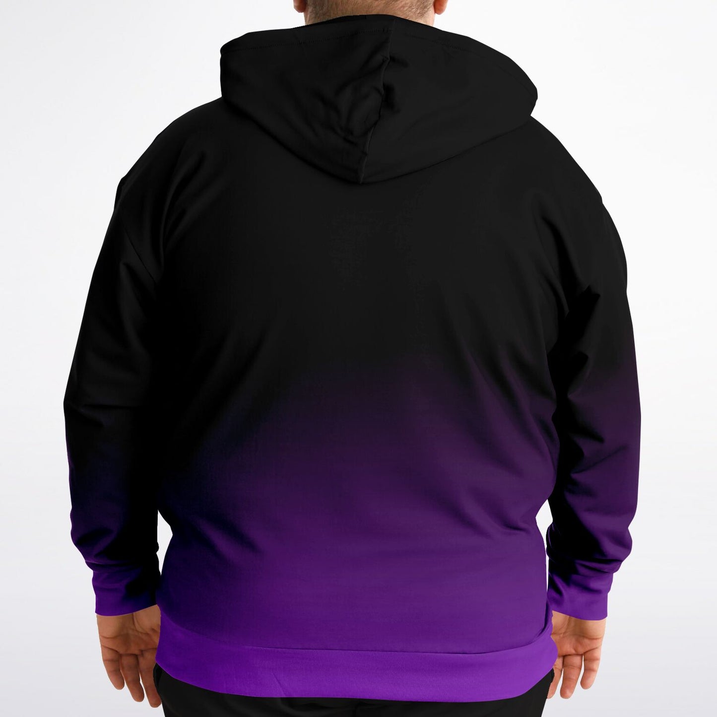 Deep Purple Wolf Tulu Athletic Plus-size Hoodie