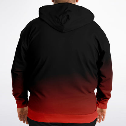 Turquoise Wolf Tulu Athletic Plus-size Hoodie