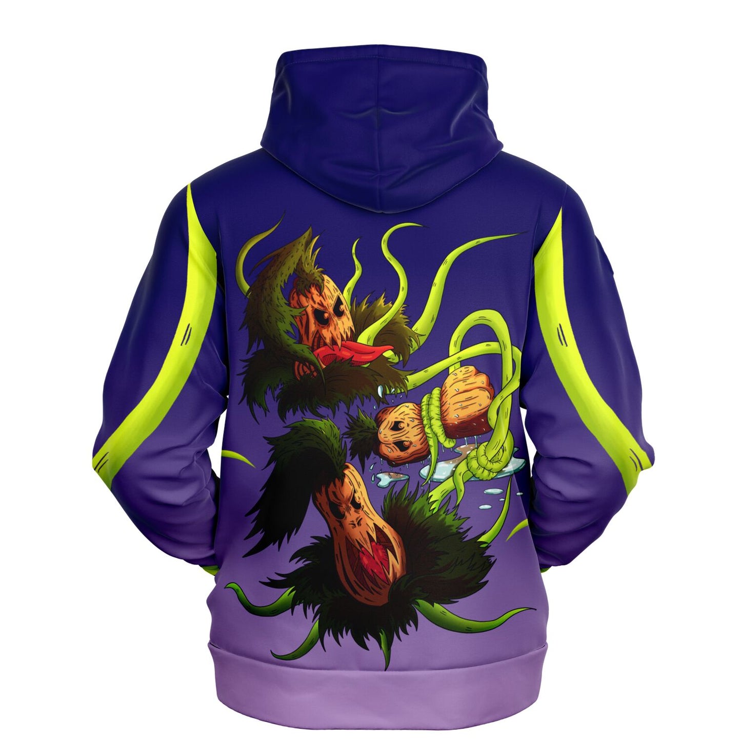 Pumpkin Gremvine Velvet Purple Athletic Hoodie