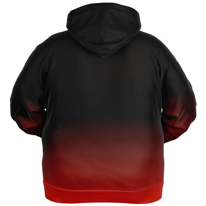 Turquoise Wolf Tulu Athletic Plus-size Hoodie