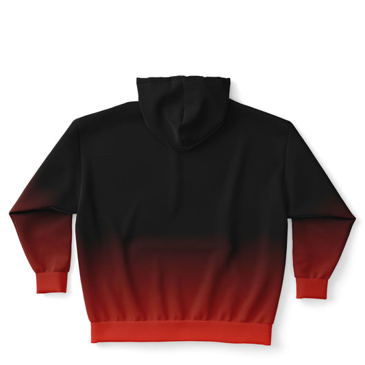 Turquoise Wolf Tulu Athletic Plus-size Hoodie