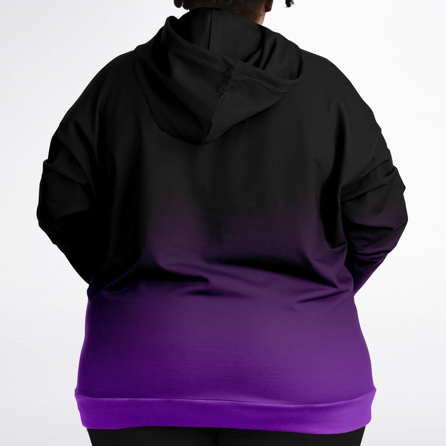Deep Purple Wolf Tulu Athletic Plus-size Hoodie