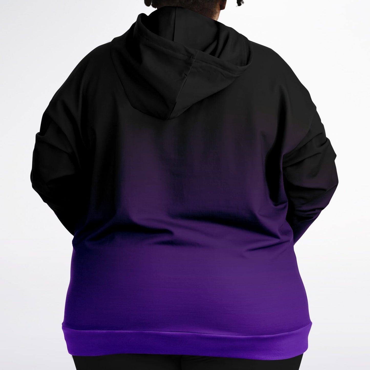 Deep Velvet Blue-Yellow Wolf Tulu Athletic Plus-size Hoodie