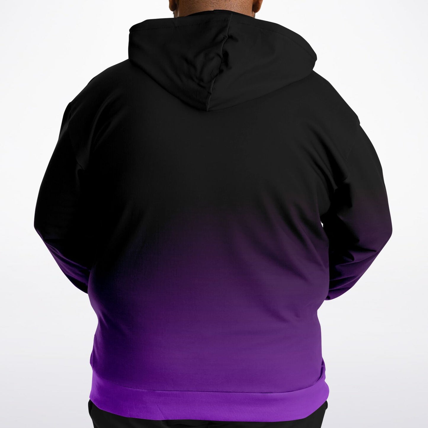 Deep Purple Wolf Tulu Athletic Plus-size Hoodie
