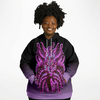 Cotton Candy Wolf Tulu Athletic Plus-size Hoodie