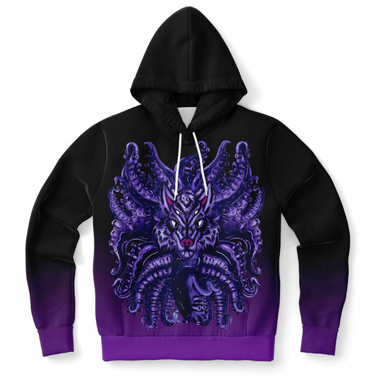 Deep Purple Wolf Tulu Athletic Hoodie
