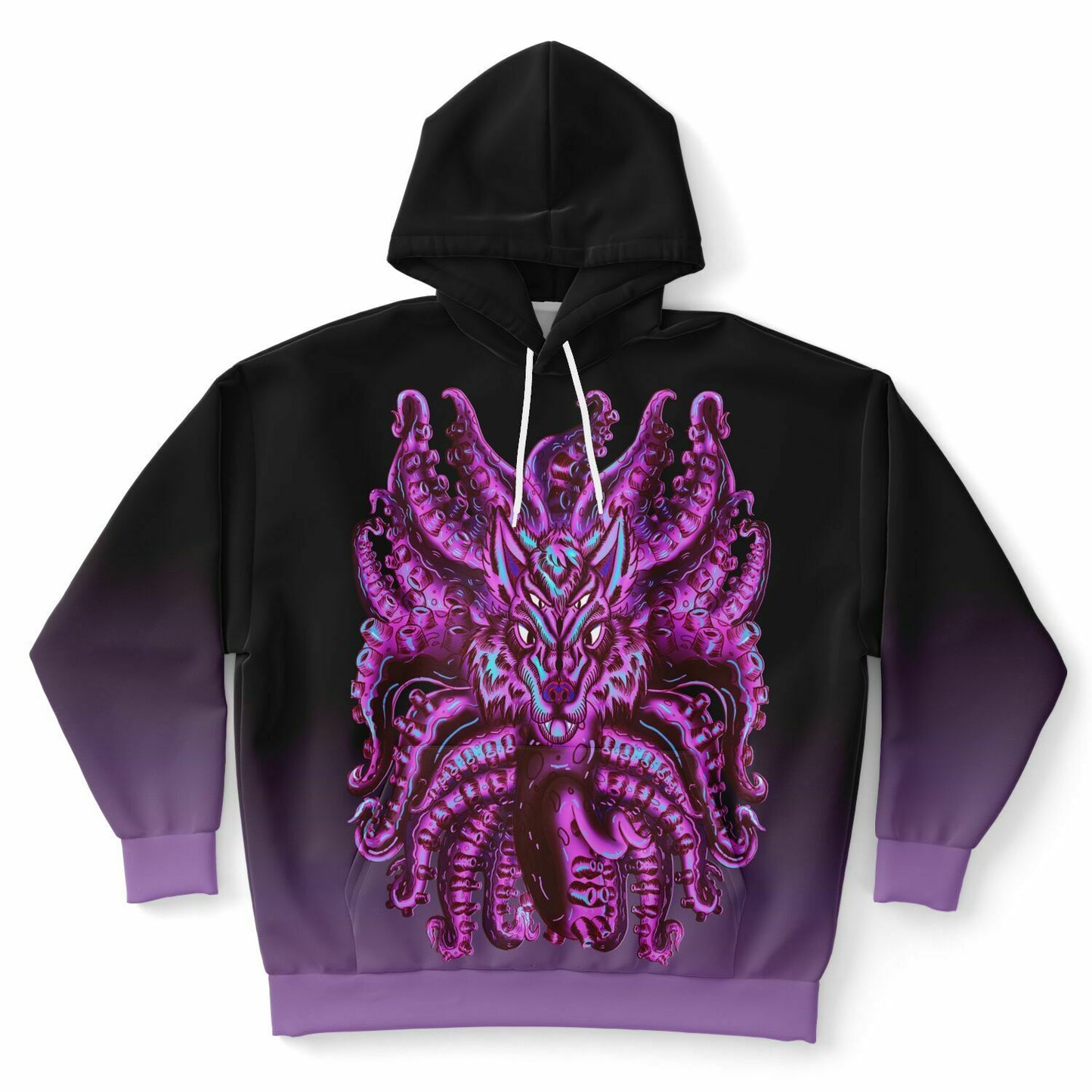 Cotton Candy Wolf Tulu Athletic Plus-size Hoodie