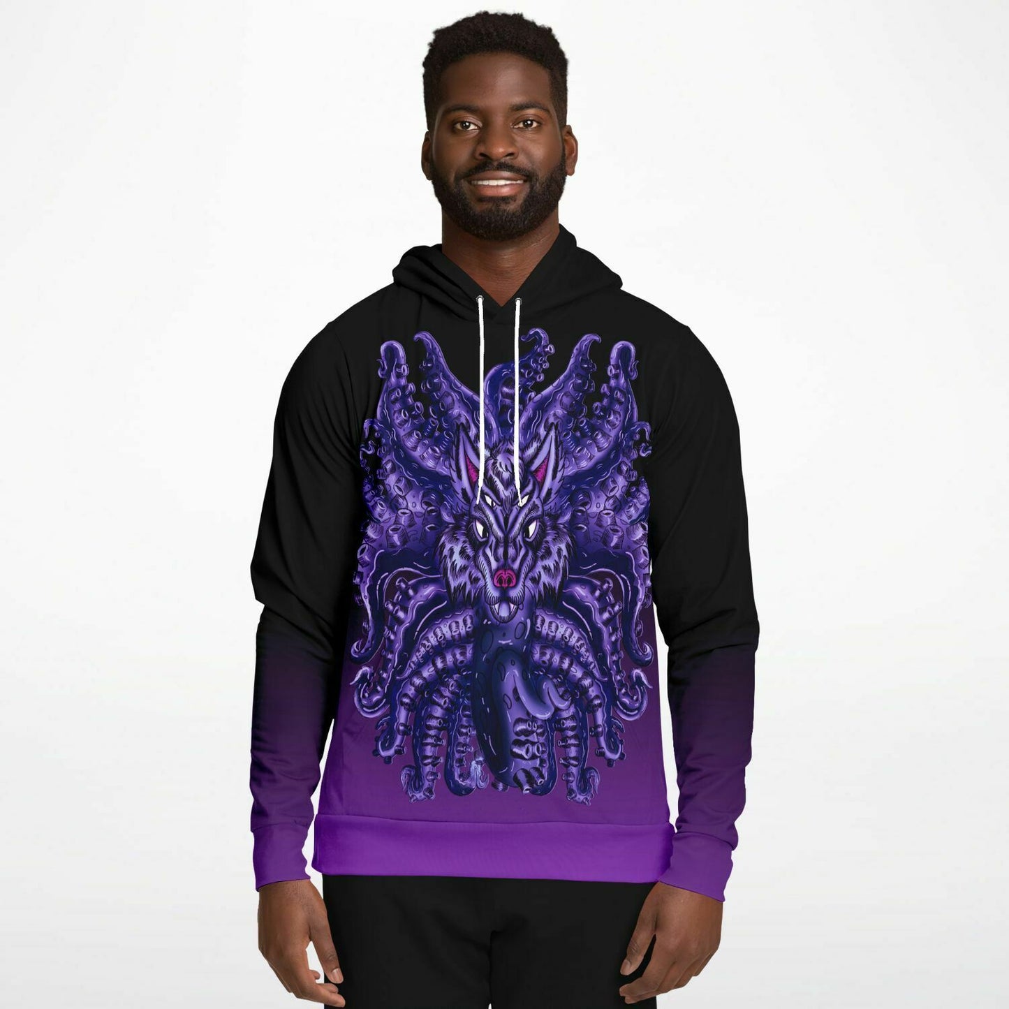 Deep Purple Wolf Tulu Athletic Hoodie