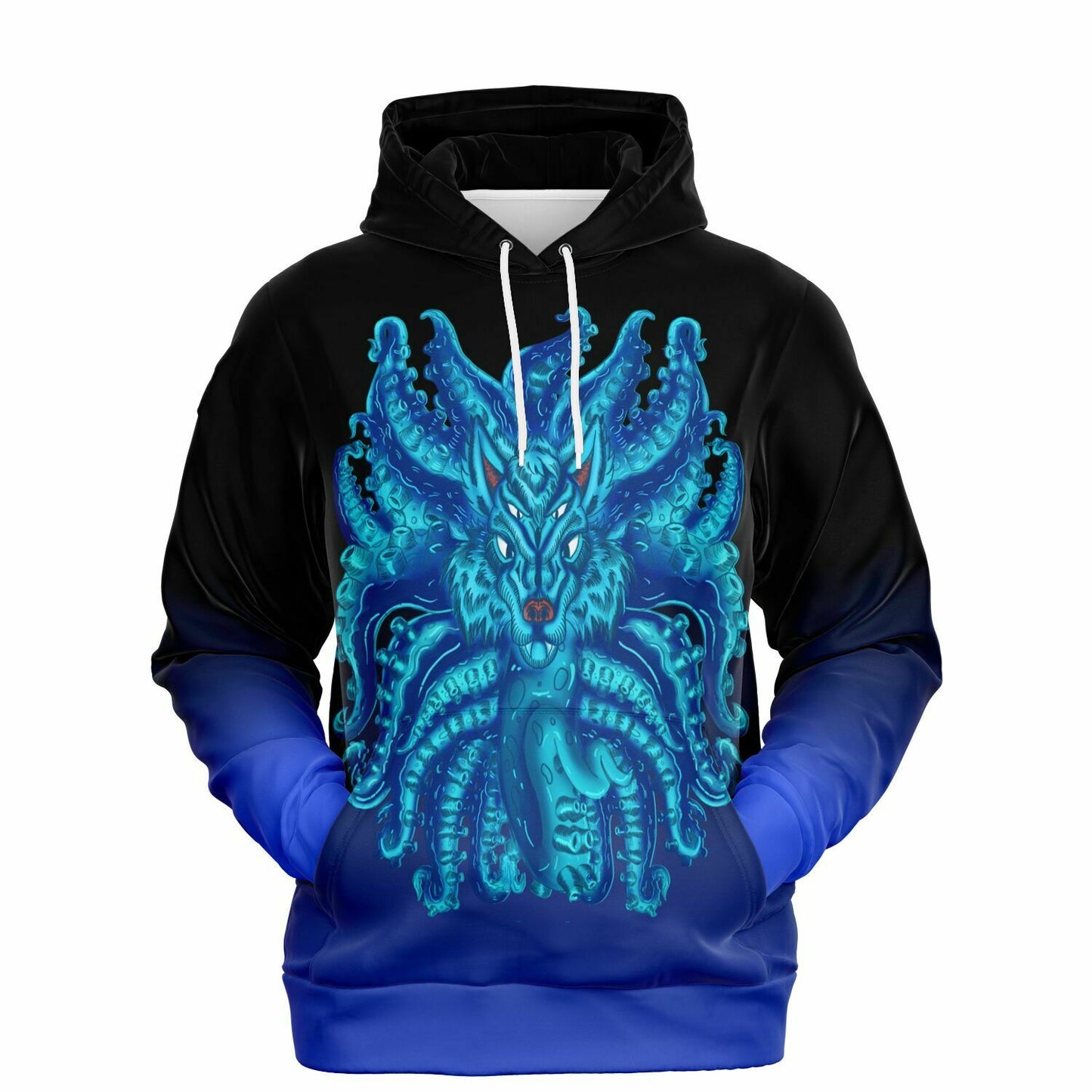 Deep Blue Wolf Tulu Athletic Hoodie