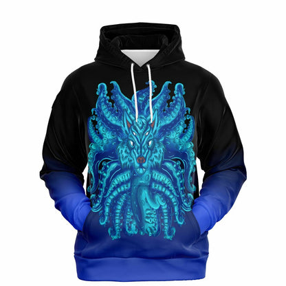 Deep Blue Wolf Tulu Athletic Hoodie