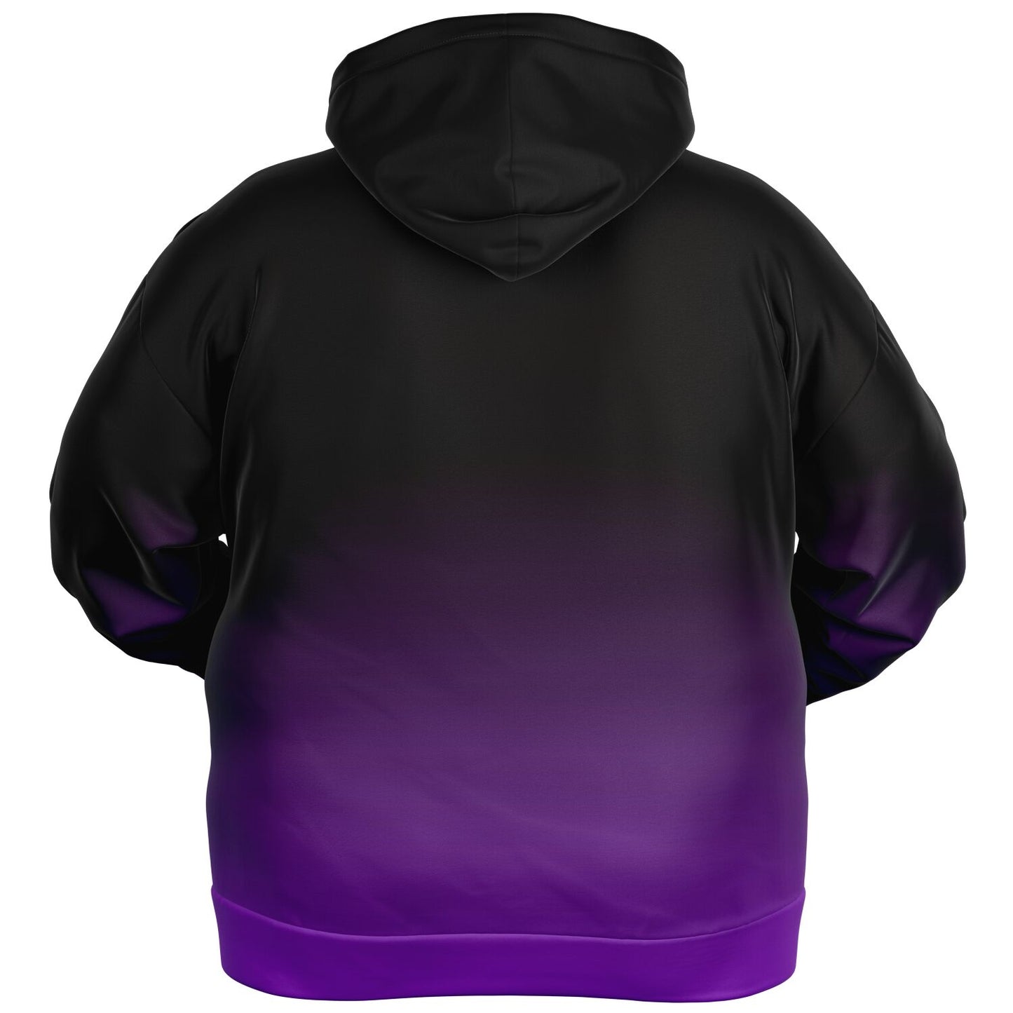 Deep Purple Wolf Tulu Athletic Plus-size Hoodie