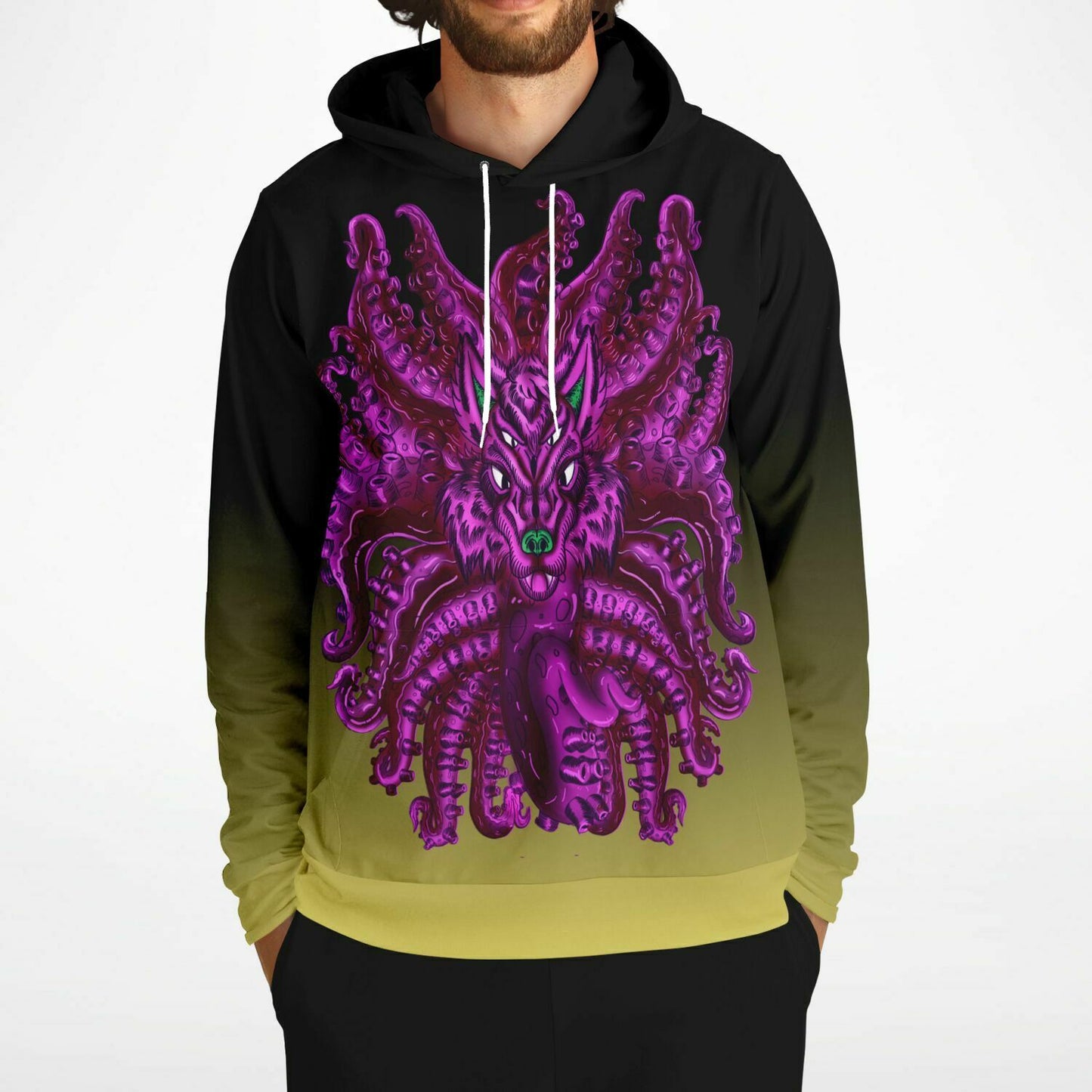 Purple Wolf Tulu Athletic Hoodie