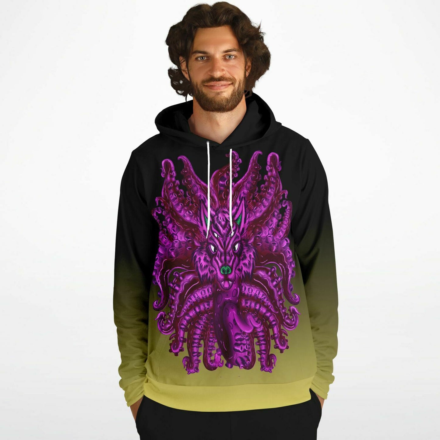 Purple Wolf Tulu Athletic Hoodie
